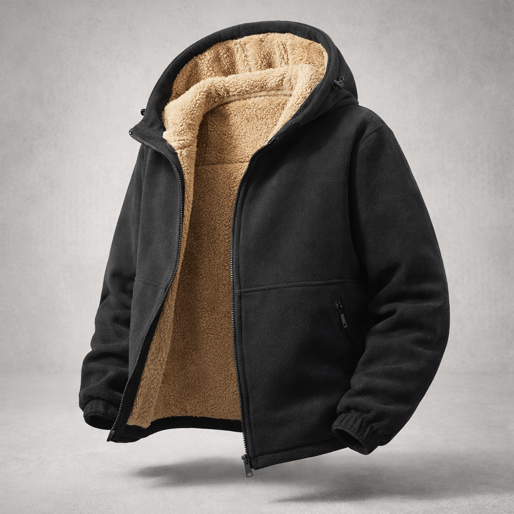 Herren Fleece-Jacke aus Sherpa