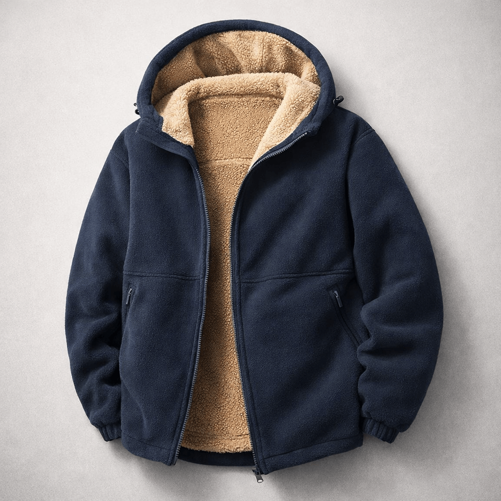 Herren Fleece-Jacke aus Sherpa