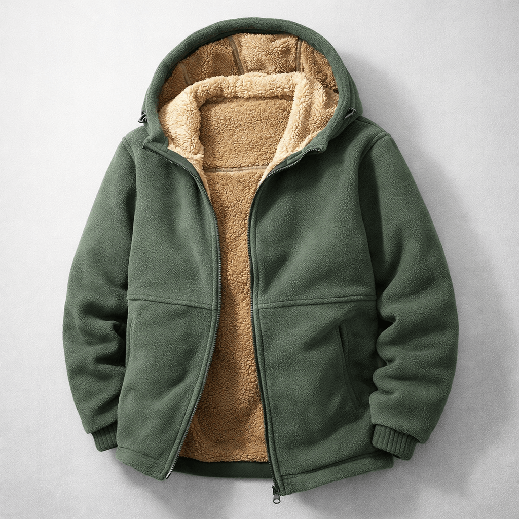Herren Fleece-Jacke aus Sherpa