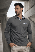 Herren Langarm-Poloshirt – Luxus, Stilvoll & Komfortabel