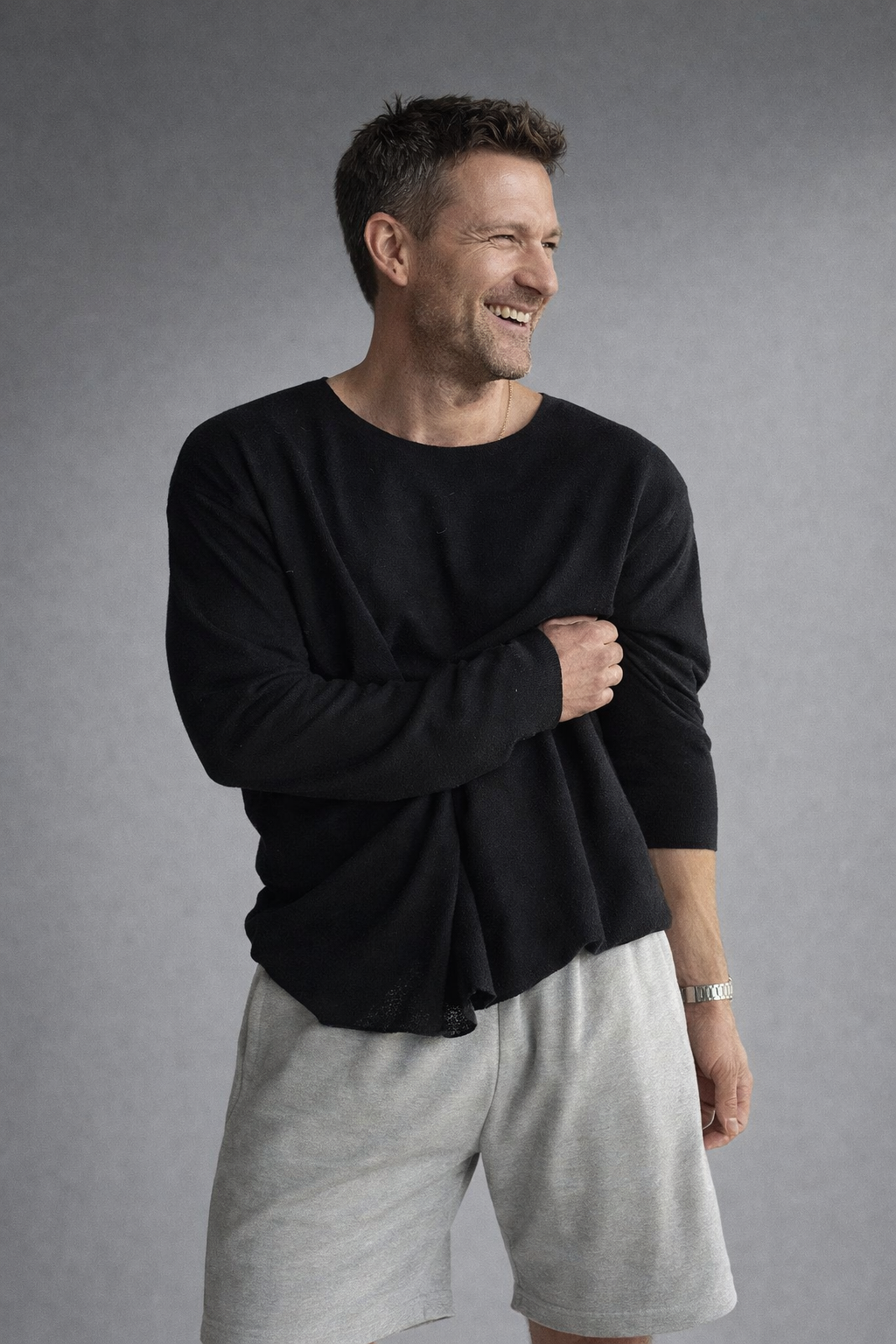 Alaric - T-Shirt Casual aus Strick