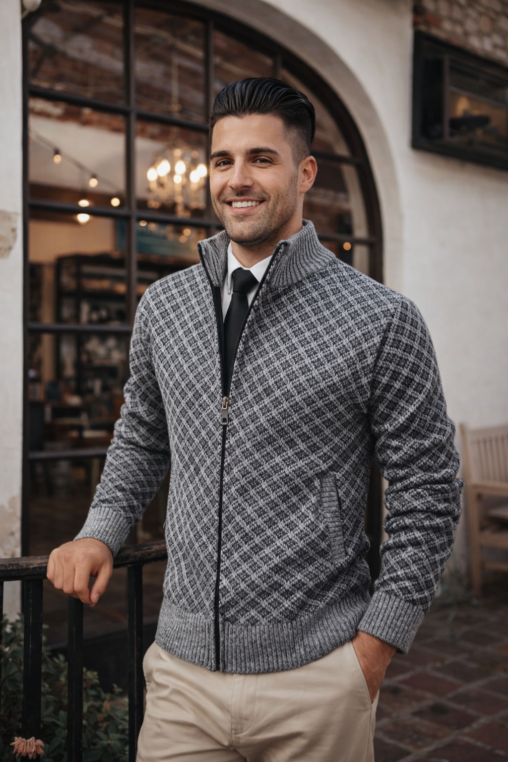Oliver | Luxuriöser Freizeit-Cardigan