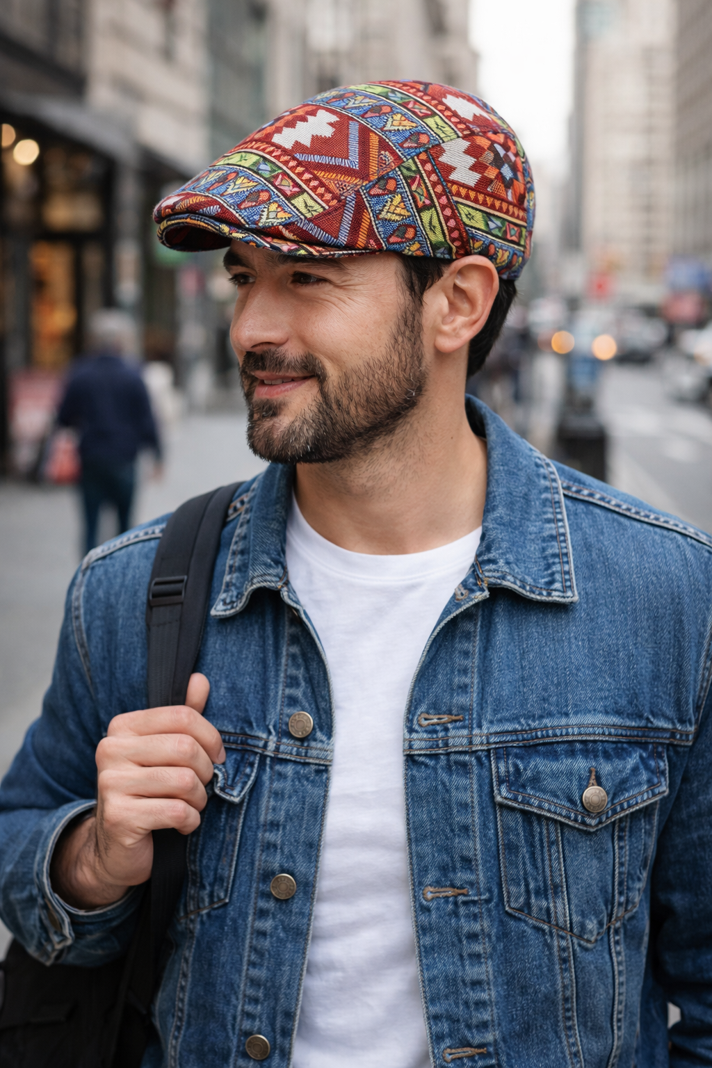 Markie | Bunte Vintage Mütze