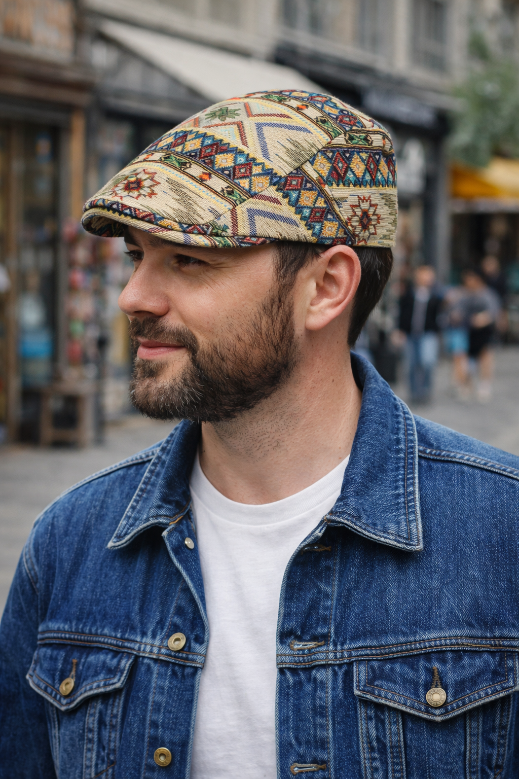 Markie | Bunte Vintage Mütze