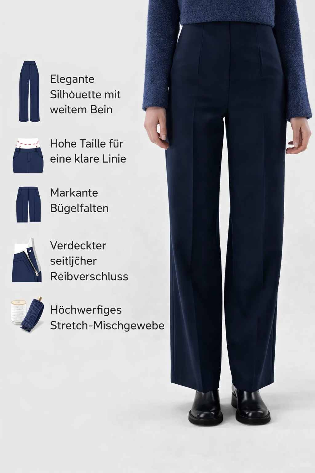 Hanah | Weit geschnittene Hose