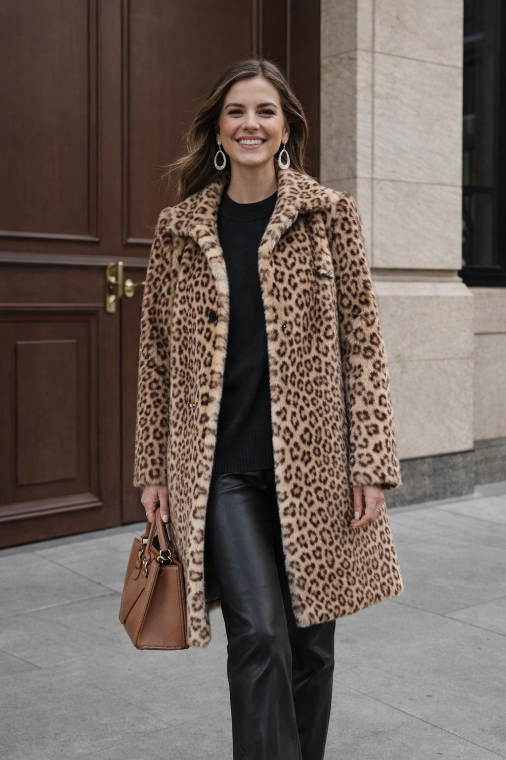 Lima | Leopardenmuster-Midijacke