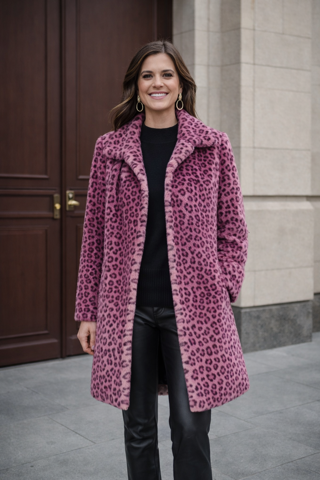 Lima | Leopardenmuster-Midijacke