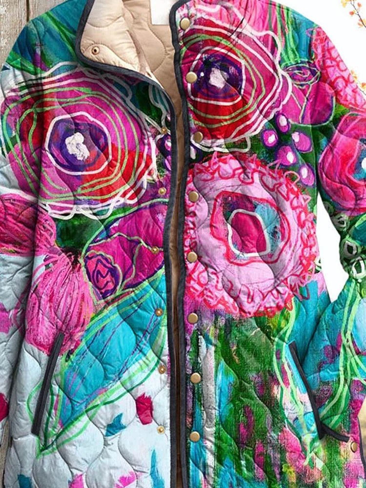 Elegante - Blumenjacke für den Alltag