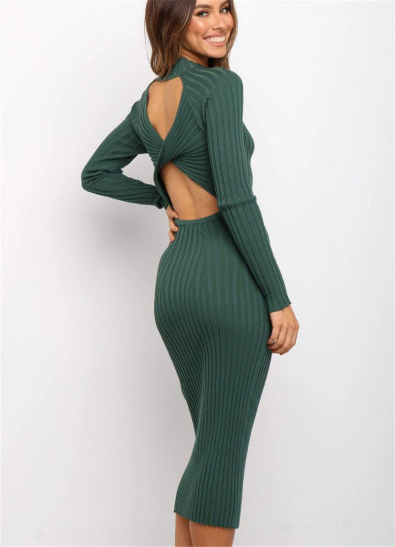Figurbetontes Kleid aus Netzstoff