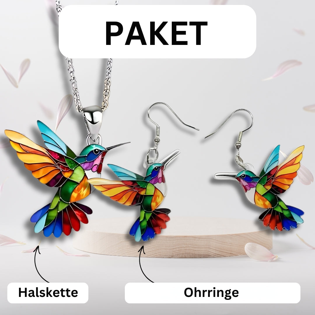 Samantha | Eleganter Kolibri Halskette