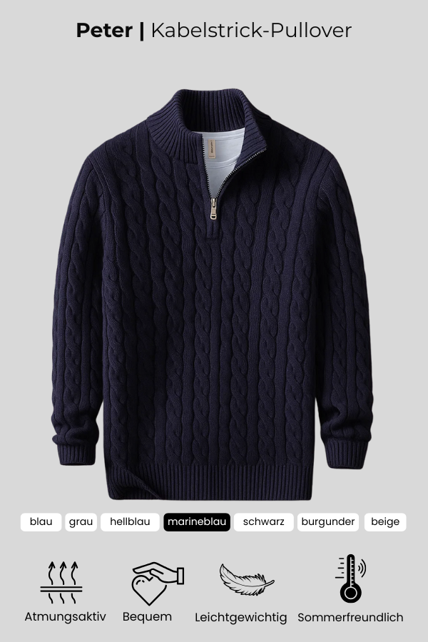 Peter | Kabelstrick-Pullover