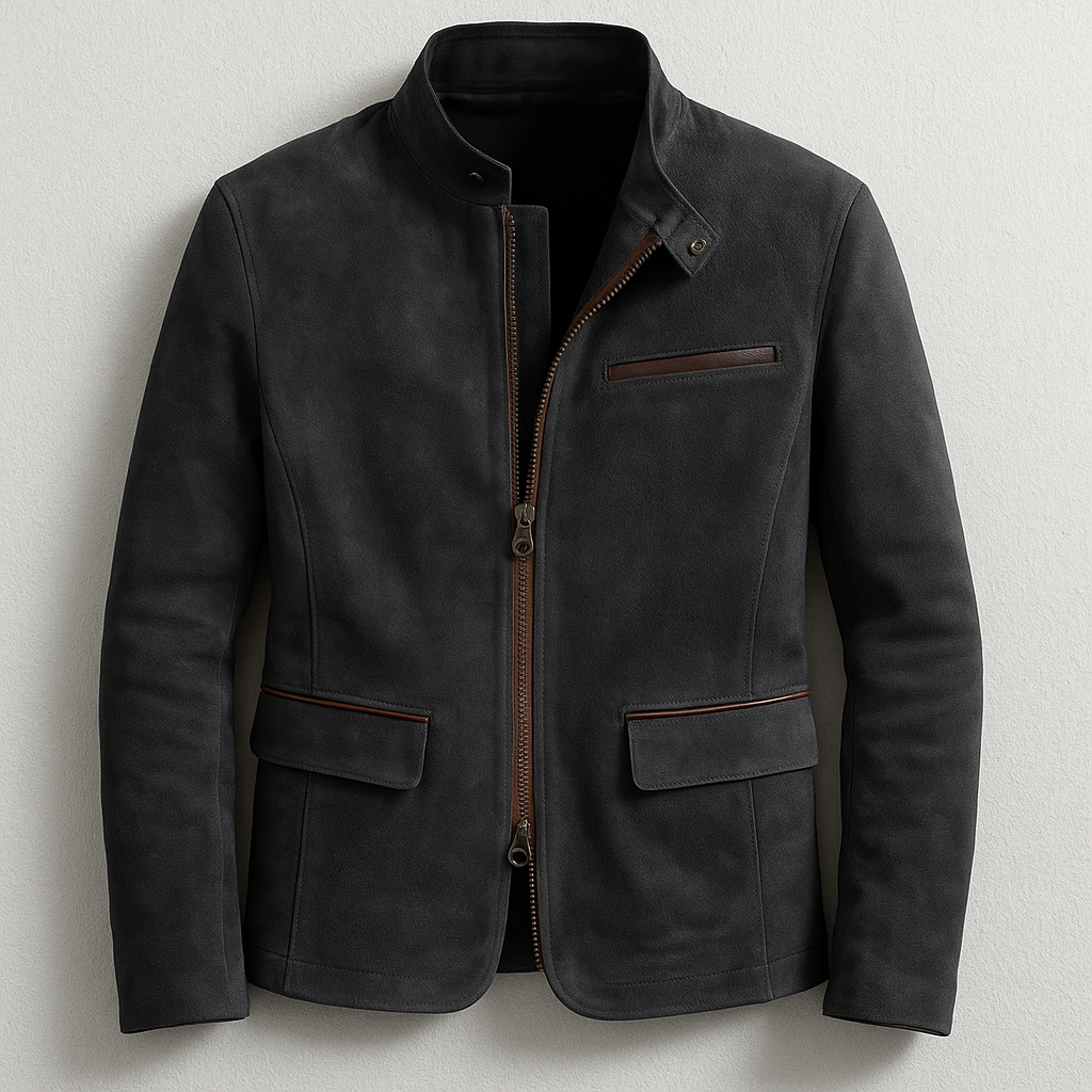 Plamen | Wildlederjacke mit Taschen