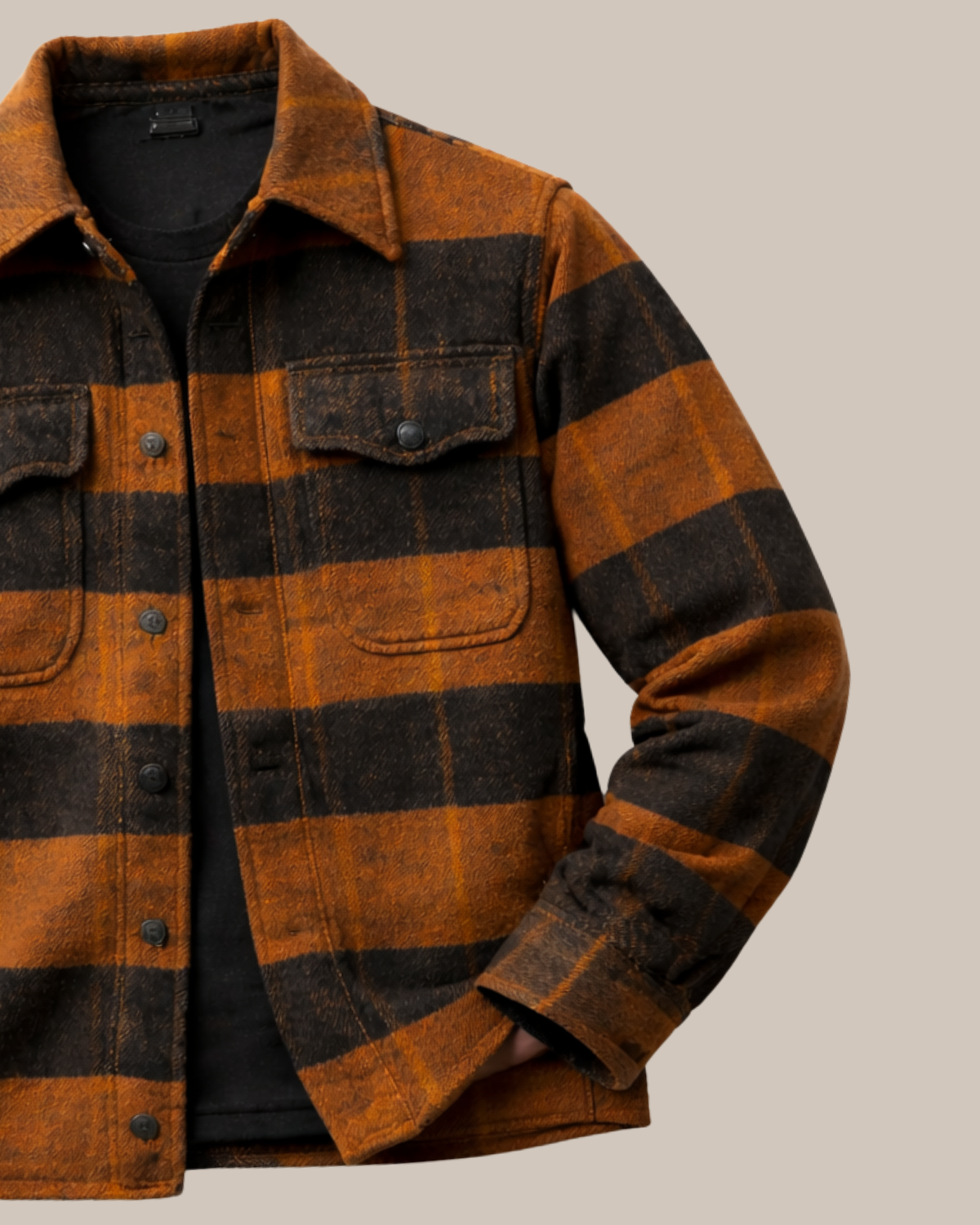 Dennis | Buffalo Plaid Muster Komfort Reversjacke