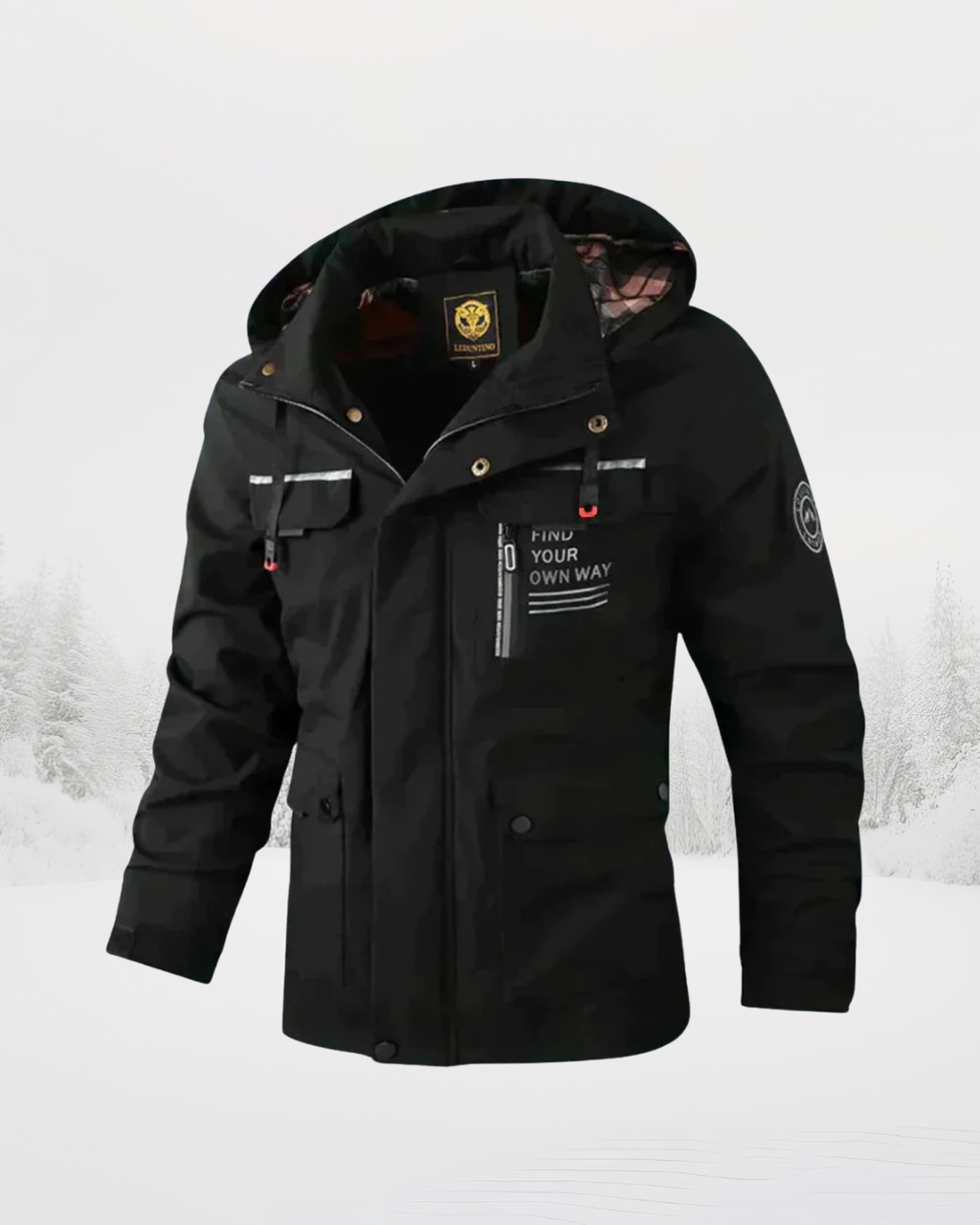 Harden | Herren-Winterjacke mit Kapuze