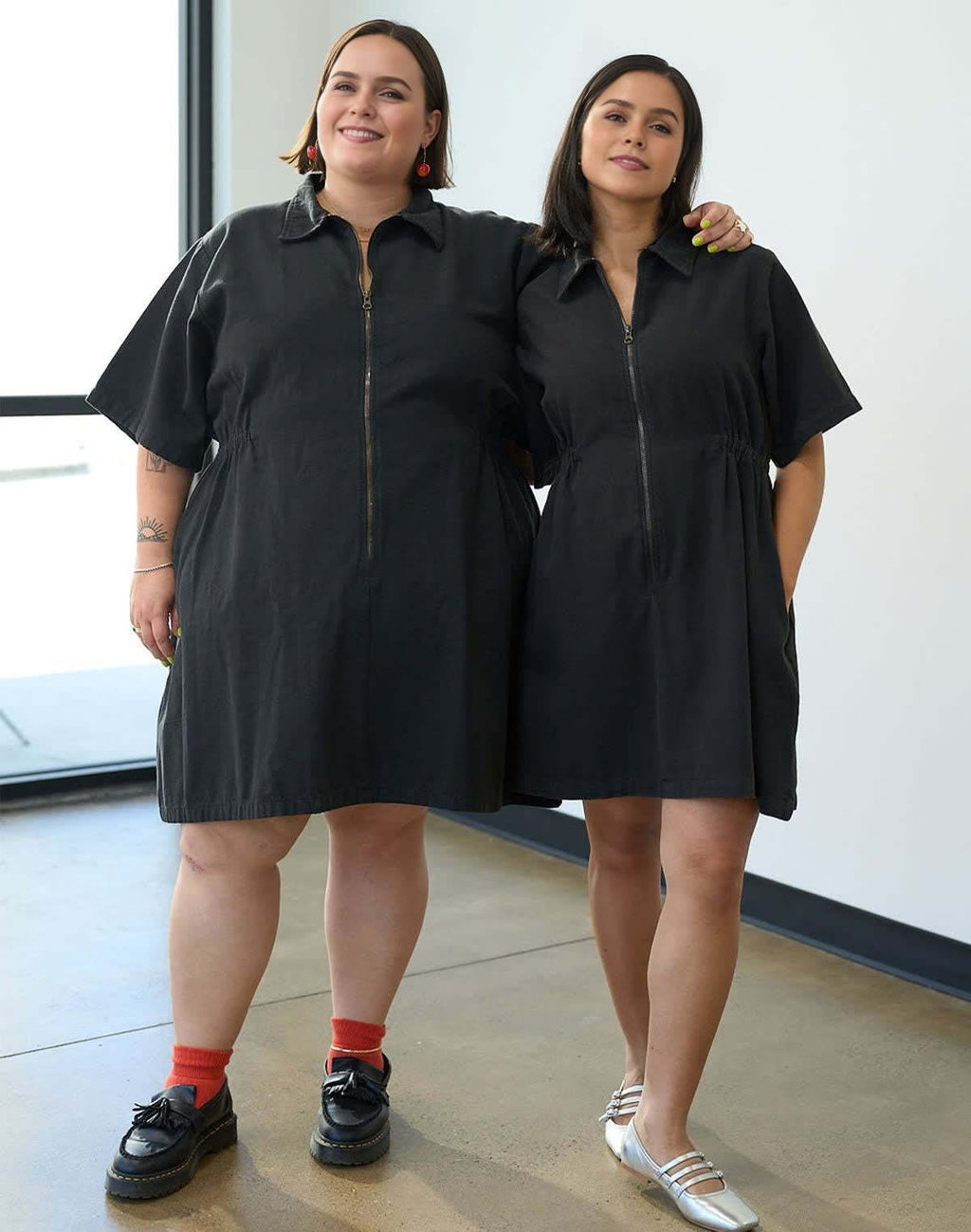 Kleid mit Ärmeln