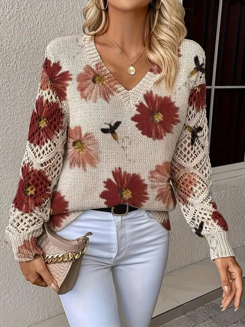 Tatyana Stilvolle Strickjacke Mit V-Ausschnitt