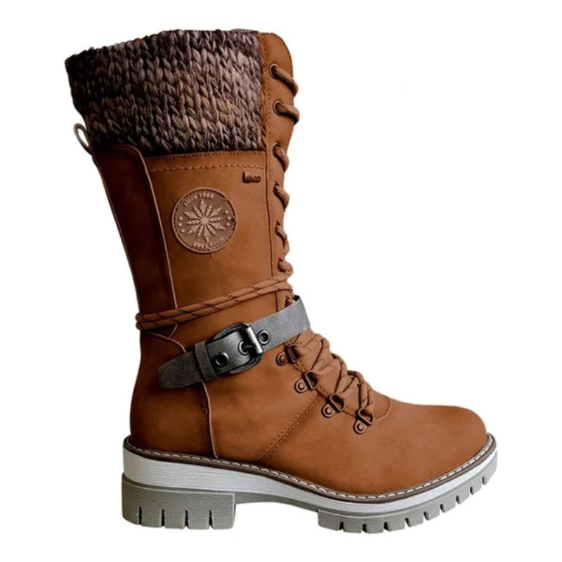 FrostLuxe - Wasserdichte Schnürstiefel