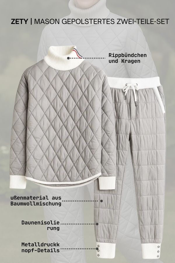 Zety | Mason Gepolstertes Zwei-Teile-Set