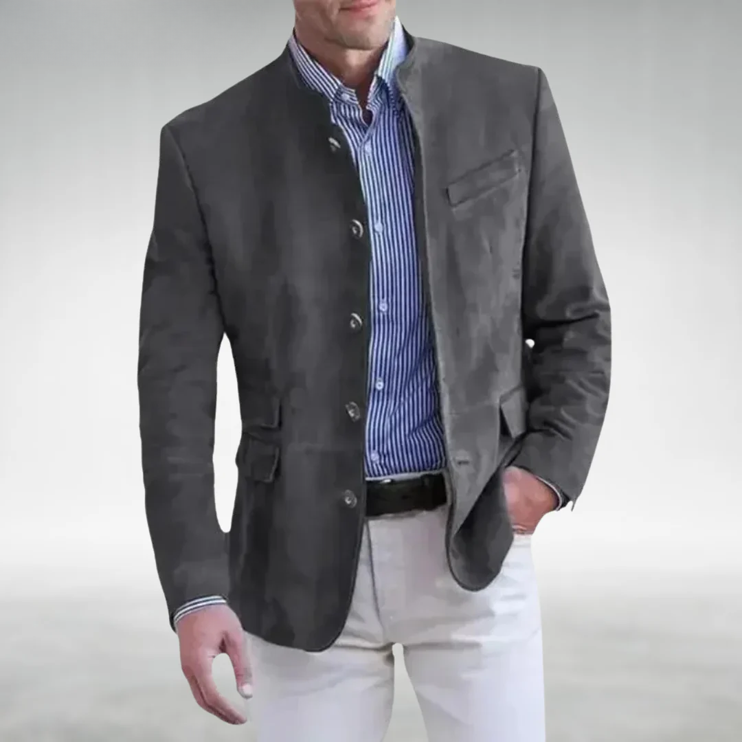 Emmanuel Herren Wildlederjacke – Stilvoll & Hochwertig