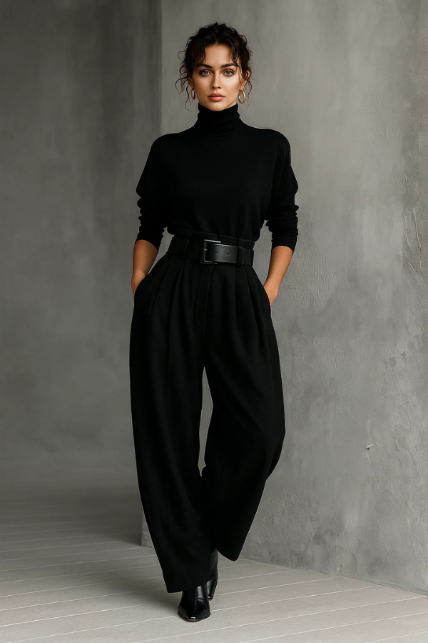 Melian | Jumpsuit mit Rollkragen