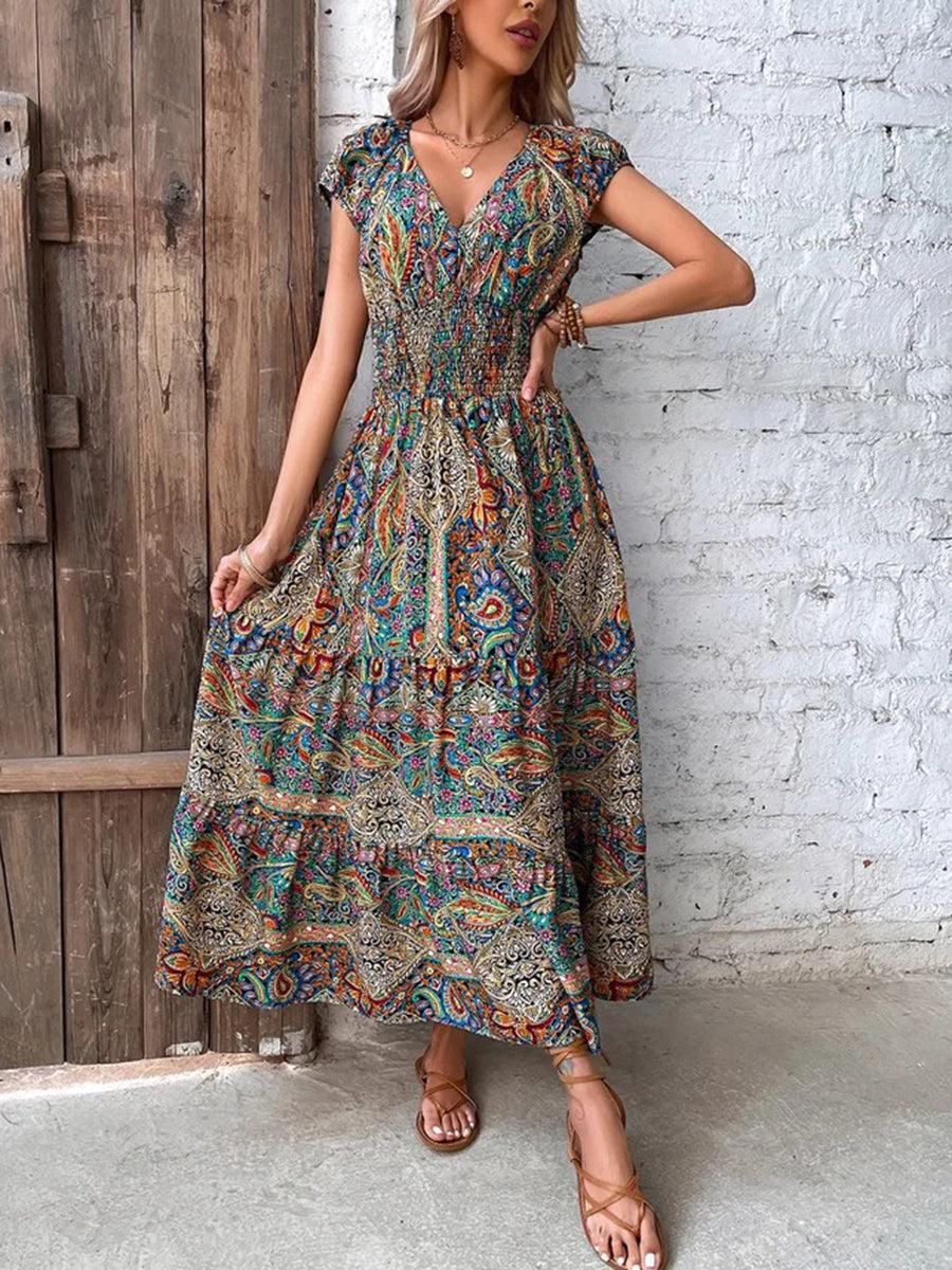 Farbenpracht Maxikleid