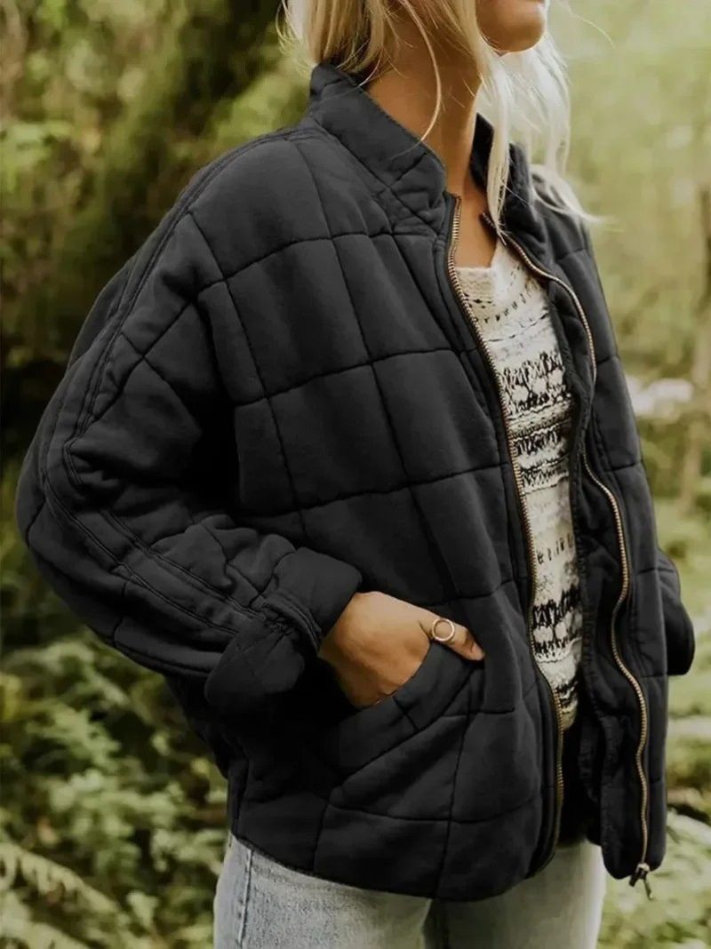 Josiane™ Gefütterte Jacke mit elegantem Oversized-Look