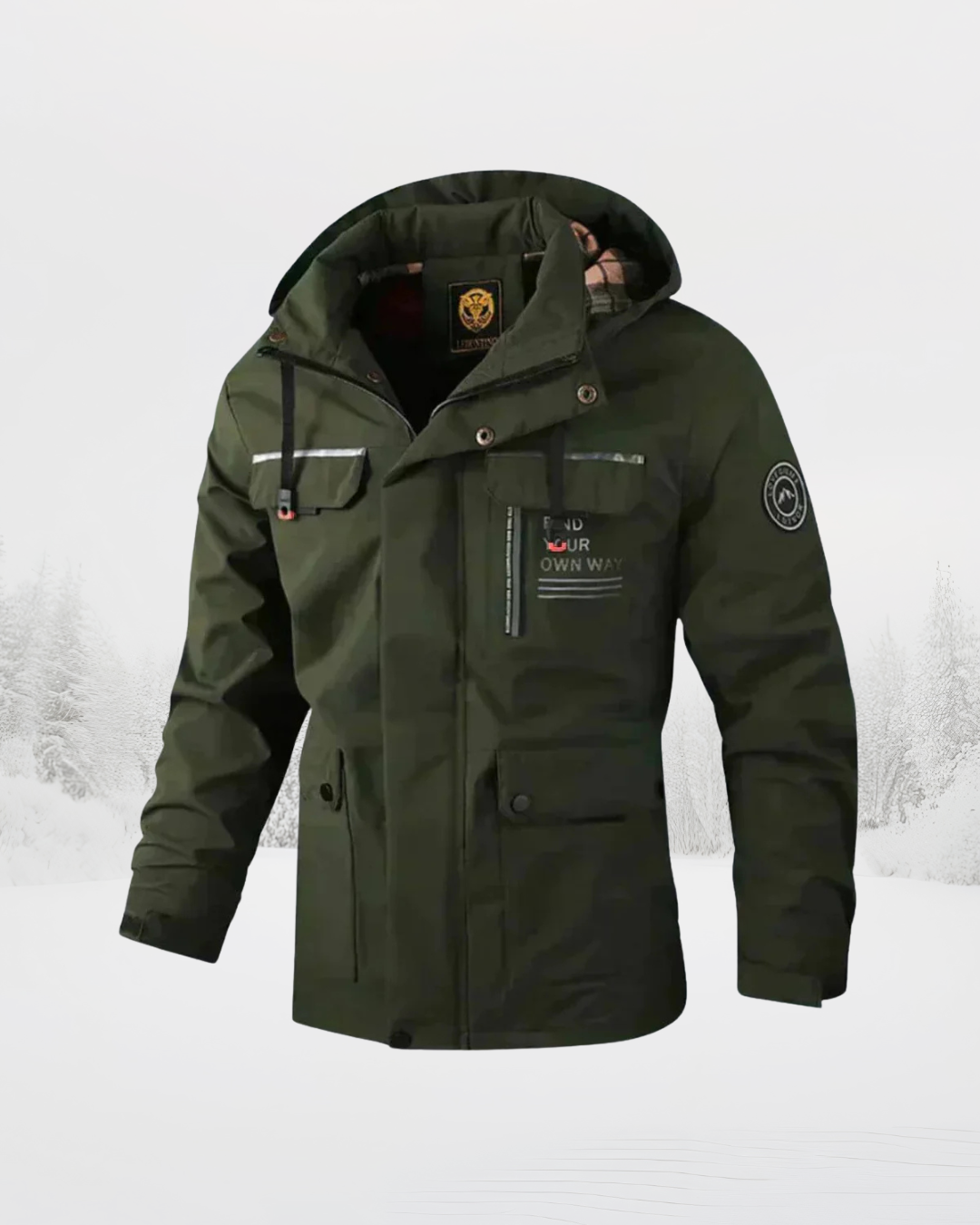 Harden | Herren-Winterjacke mit Kapuze