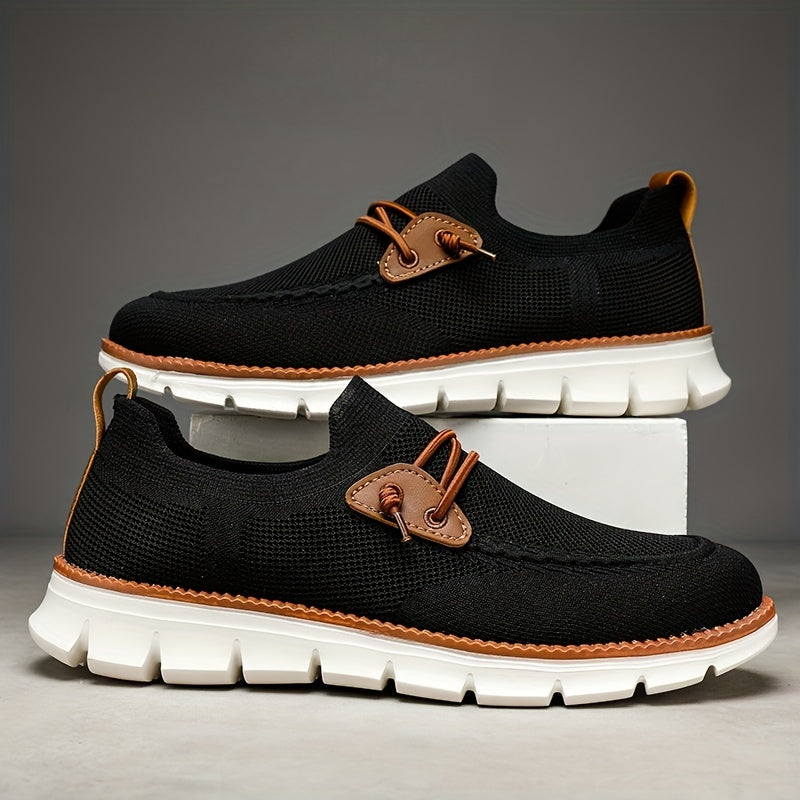 Adam Herren Sneaker – Leicht, Rutschfest, Bequemer Slip-On Sportschuh