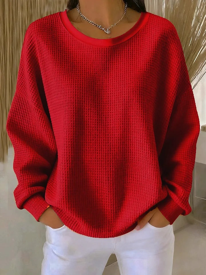 Elora | Texturiertes Sweatshirt