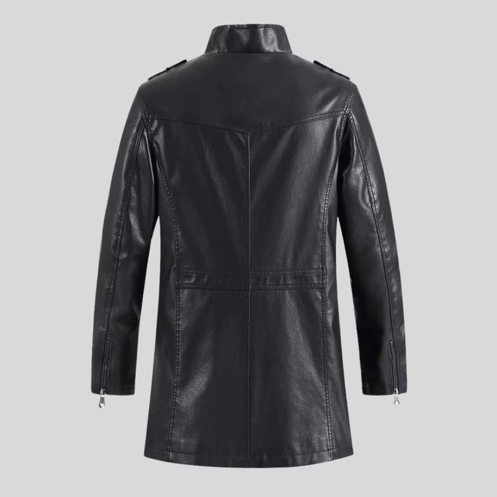 Hendrix | Leder Mantel