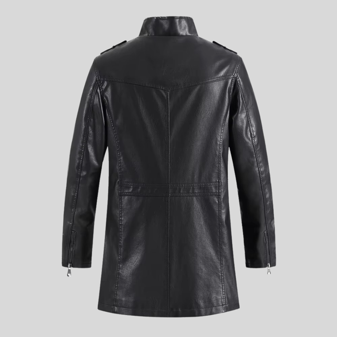 Hendrix | Leder Mantel