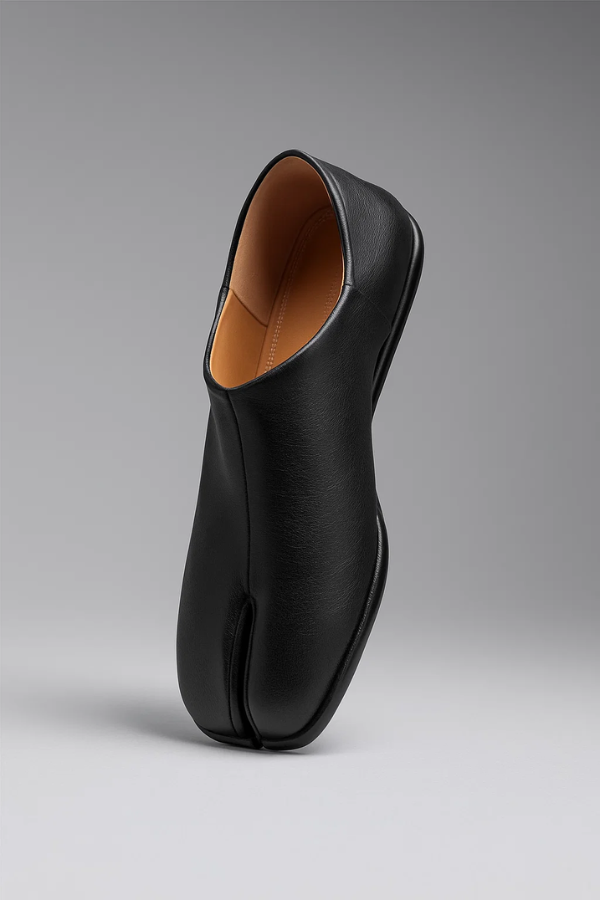 Leder Tabi Slipper