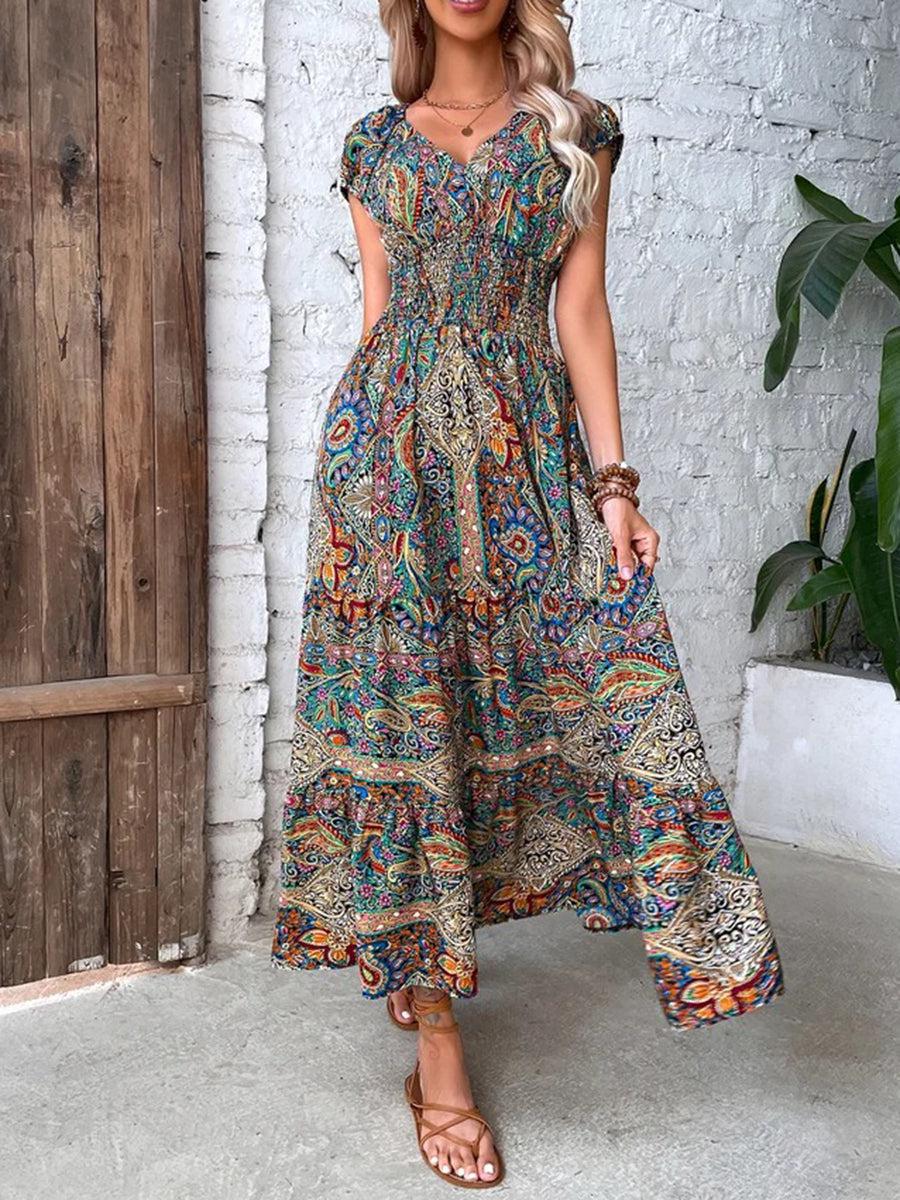 Farbenpracht Maxikleid