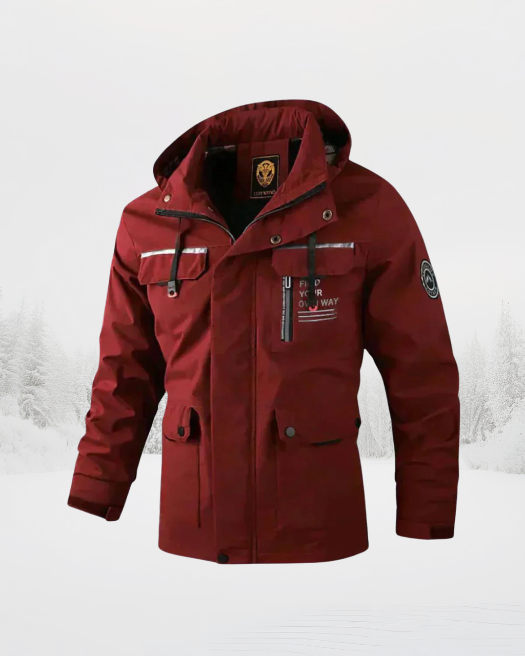 Harden | Herren-Winterjacke mit Kapuze
