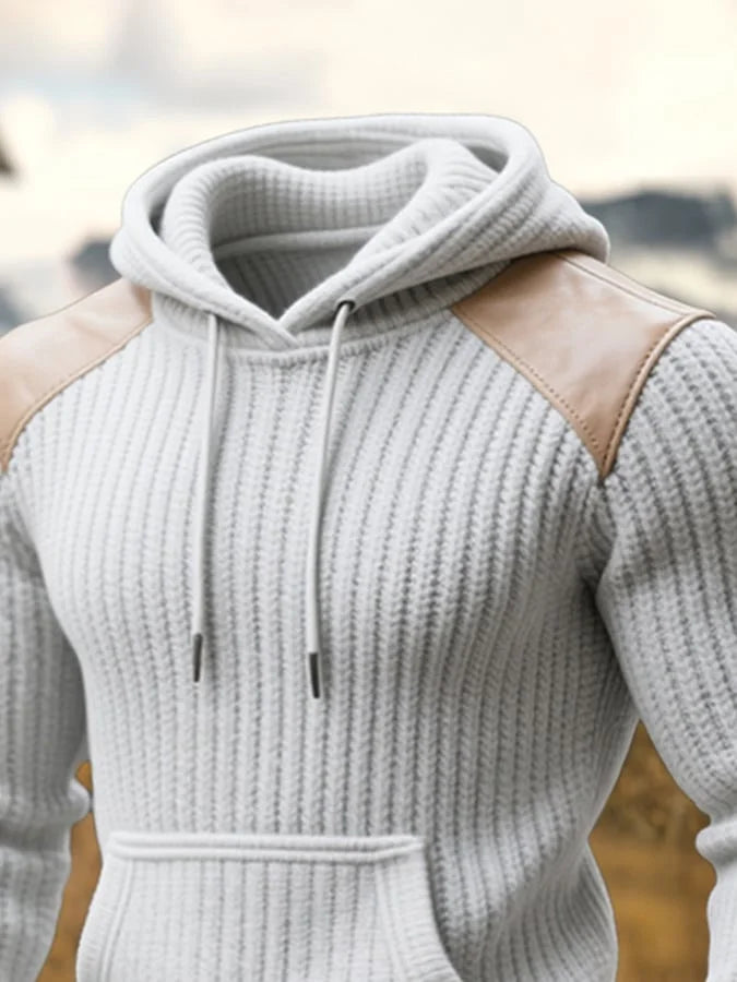Rico | Vintage Wildleder Strick Hoodie