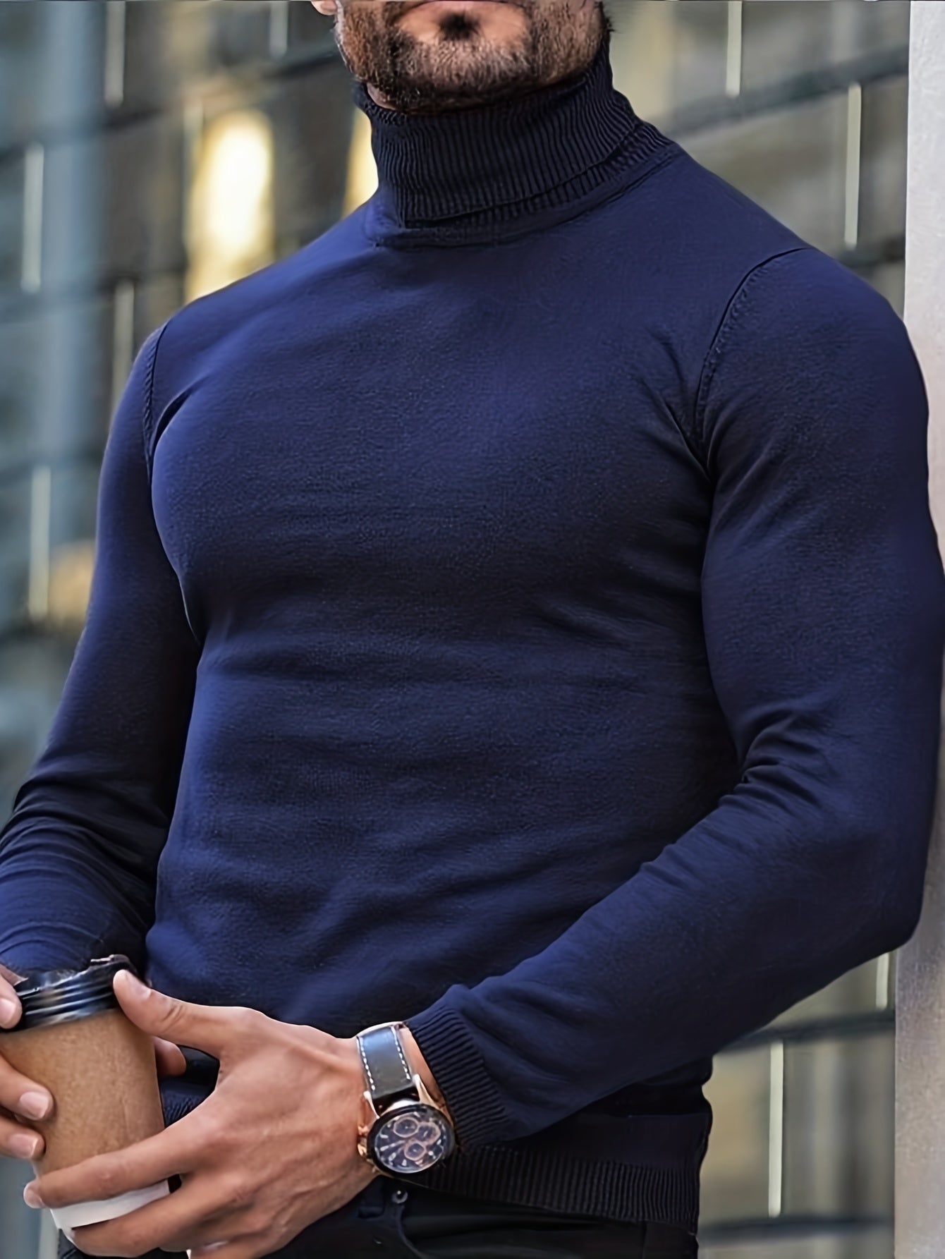Koef | Turtleneck Pullover mit urbanem Winterlook