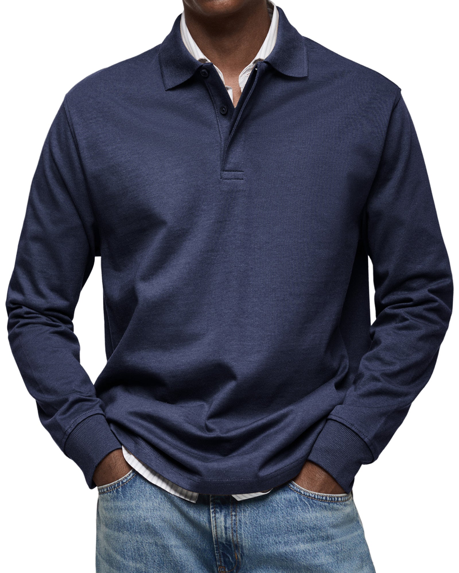 Conrad | LUXURIÖSES POLOSHIRT MIT LANGEN ÄRMELN