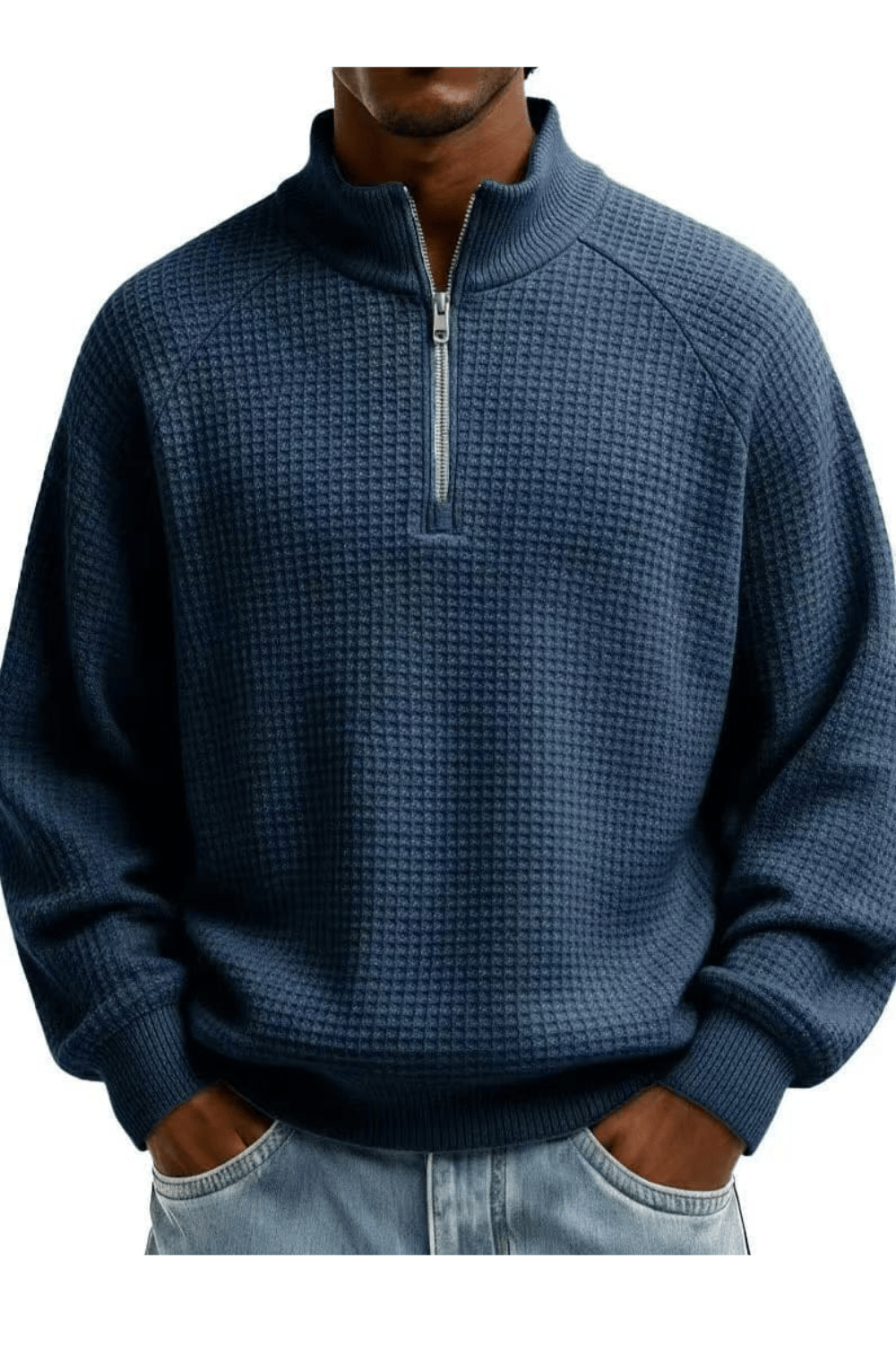 André | Ferran Waffel Quarter-Zip Pullover