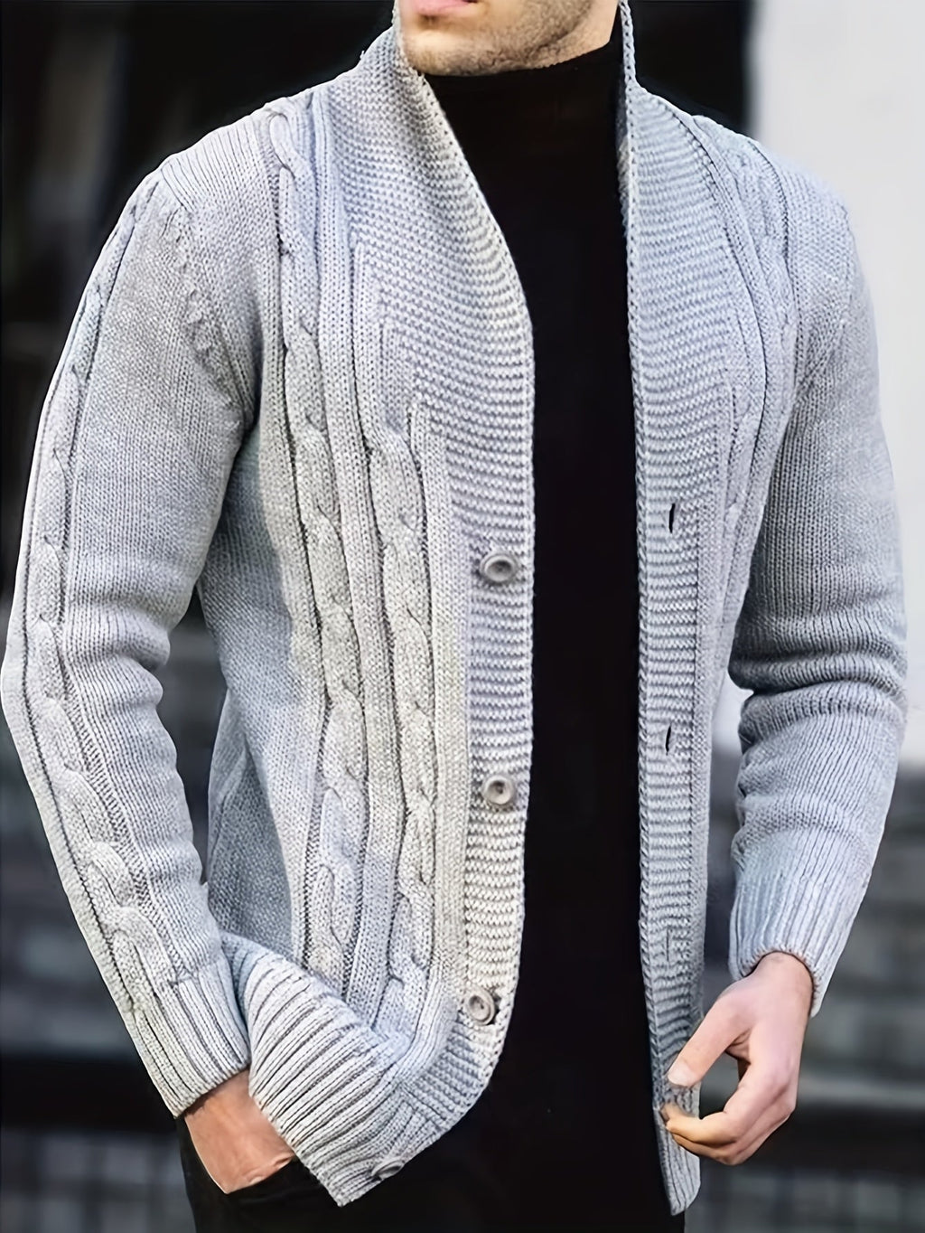 Léonard | Knopf-Cardigan aus Strick