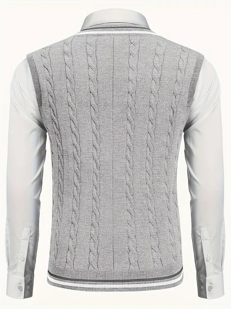 Duane | Ärmelloser Strickpullover
