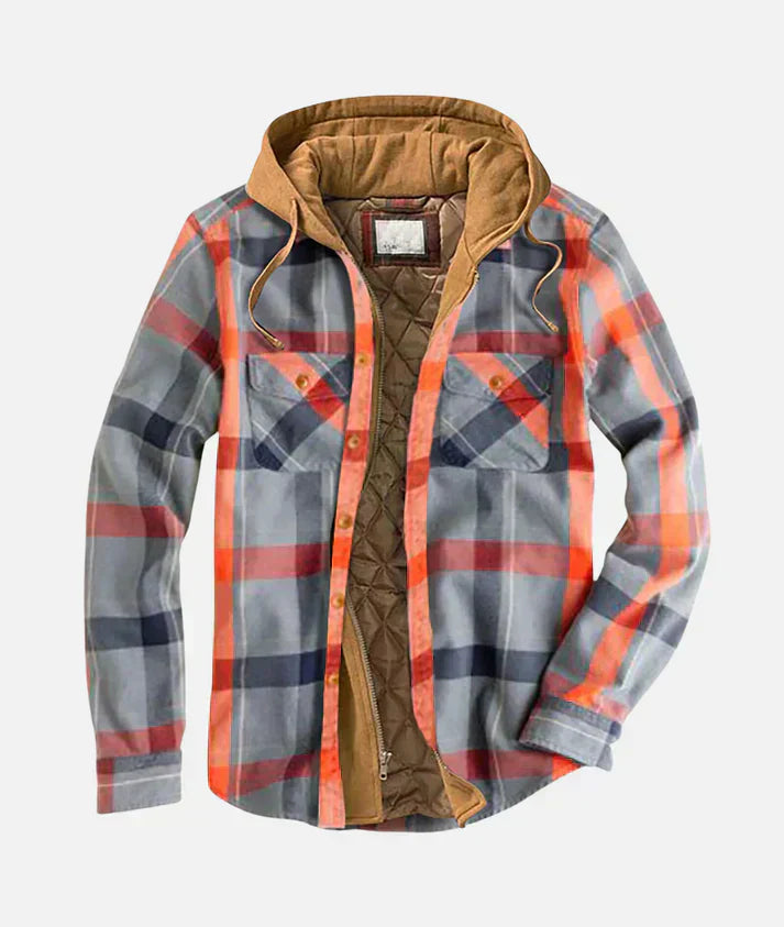 RICHARD Karierte Patchworkjacke