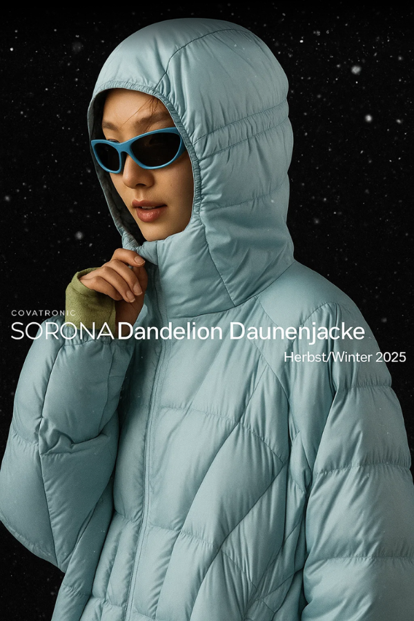 Streetwear Ultra-Leichte Kapuzen-Daunenjacke