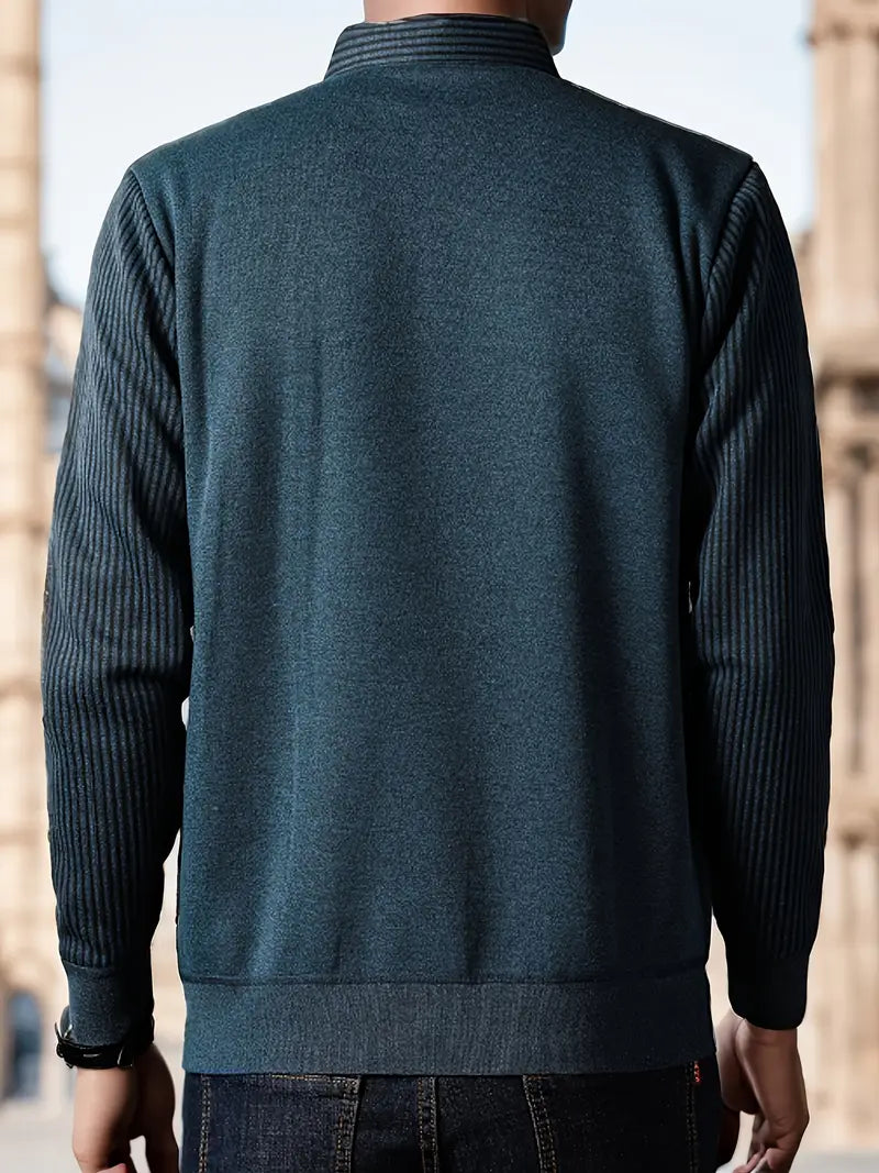 Leroy - Lässiger Pullover mit langen Ärmeln aus Strick