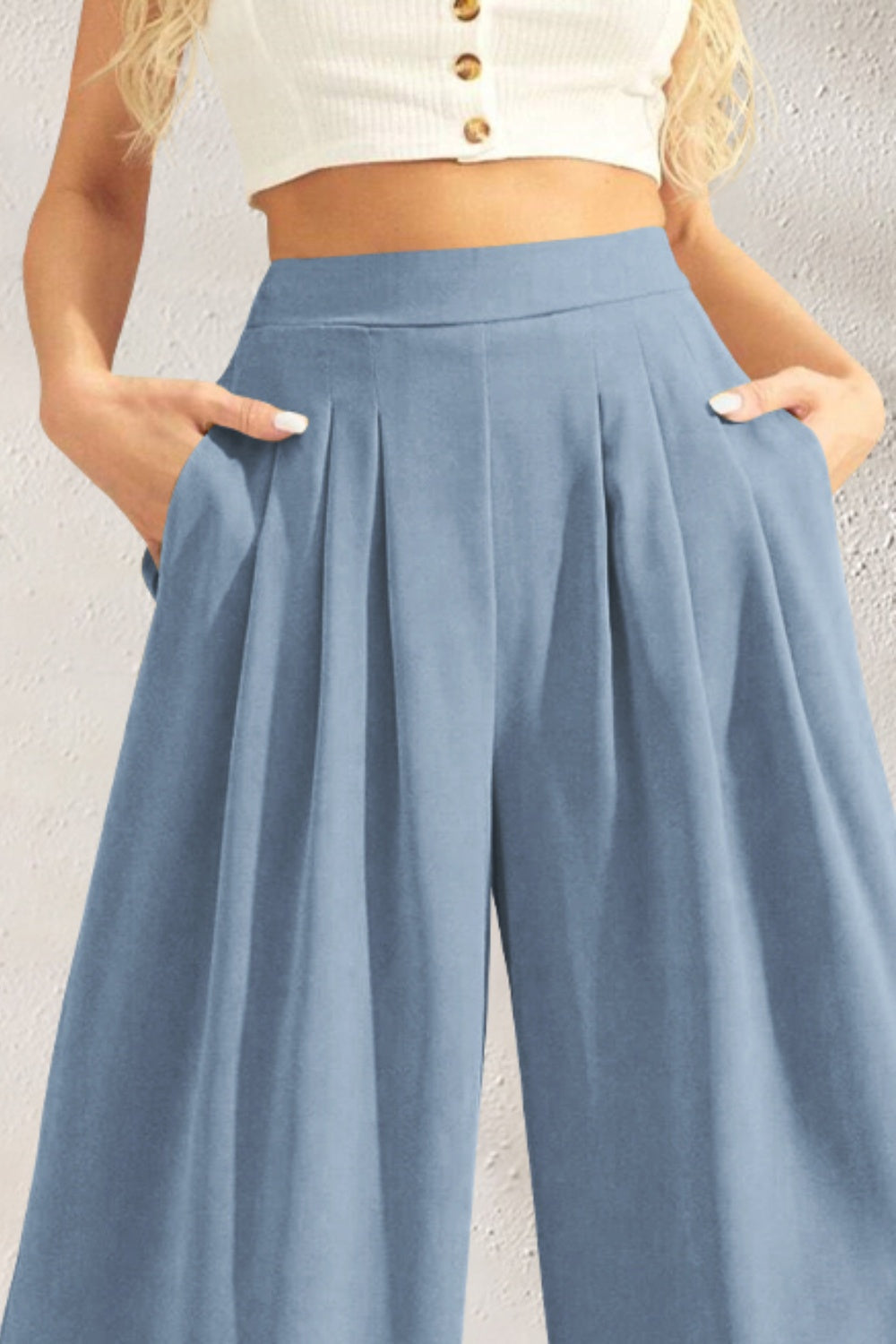 ZY | Weite Hose mit Hohem Bund
