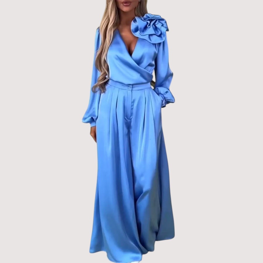 Damen Satin-Set – Luxuriös, Elegant & Fließend
