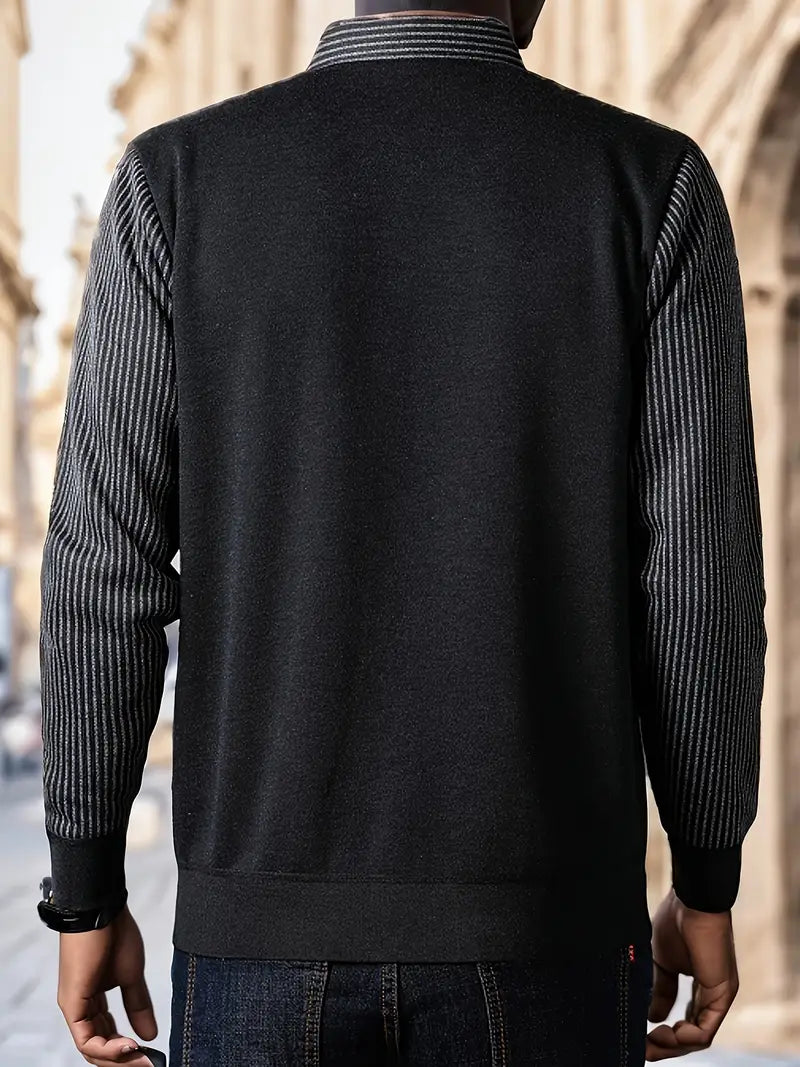 Leroy - Lässiger Pullover mit langen Ärmeln aus Strick