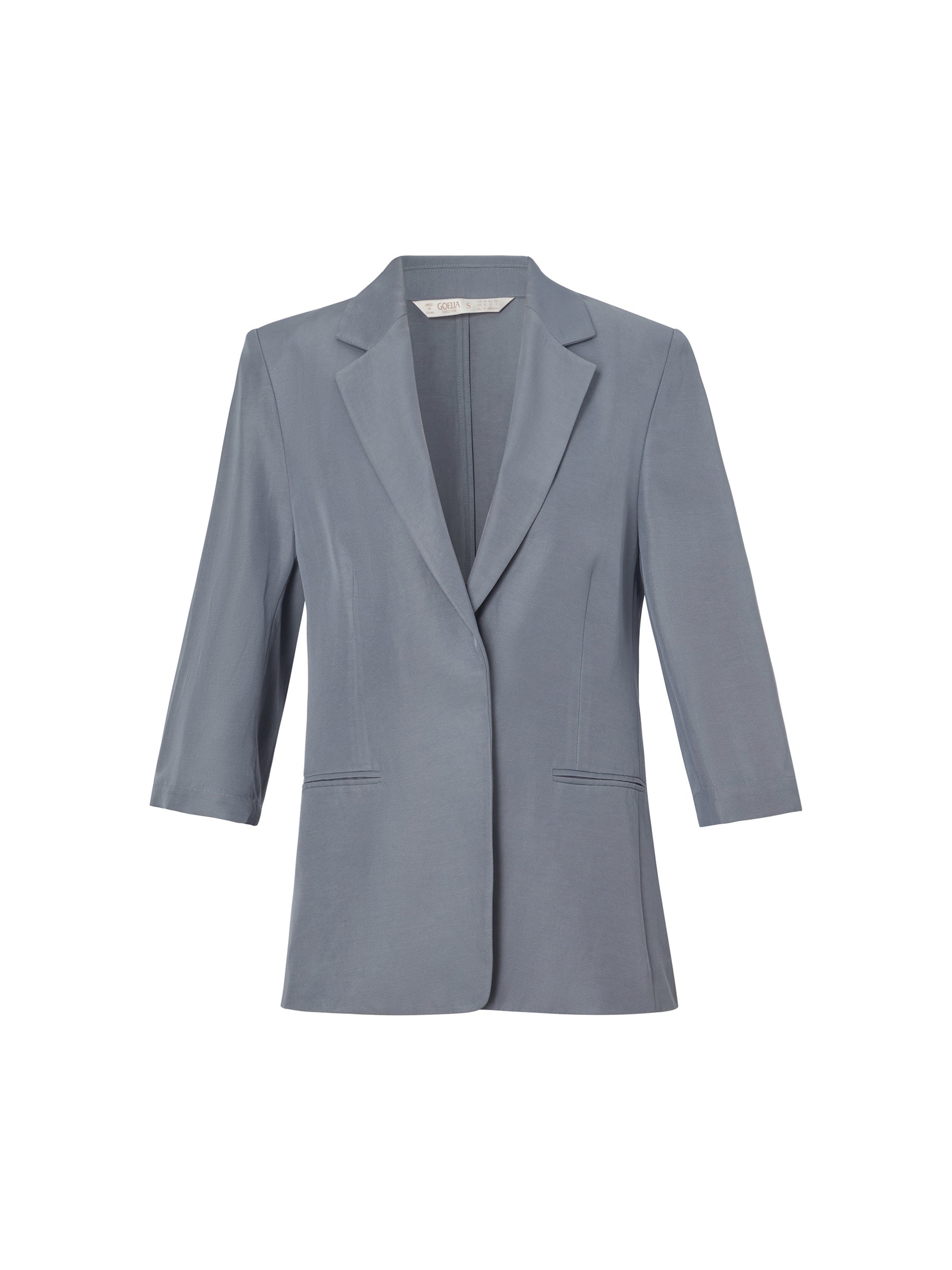 Damenjacke aus einer Mischung aus Acetat, Tencel und Leinen