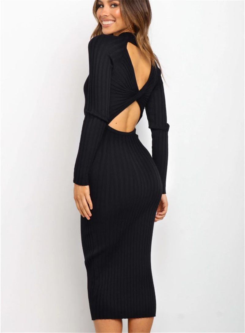Figurbetontes Kleid aus Netzstoff