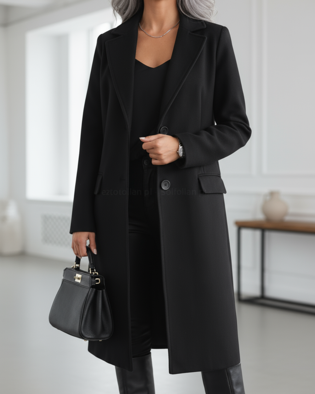 Judith | Langer Wollmantel