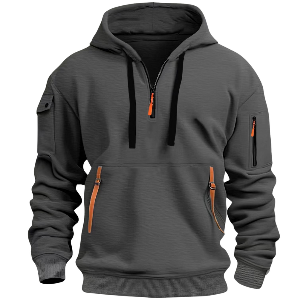 Ludomir – Langarm Kapuzenpullover Mit Mehreren Taschen